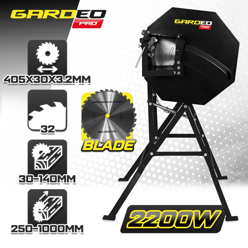 Gardeo Pro - Scie à buches électrique 2200 W - Lame 405mm - Image 2