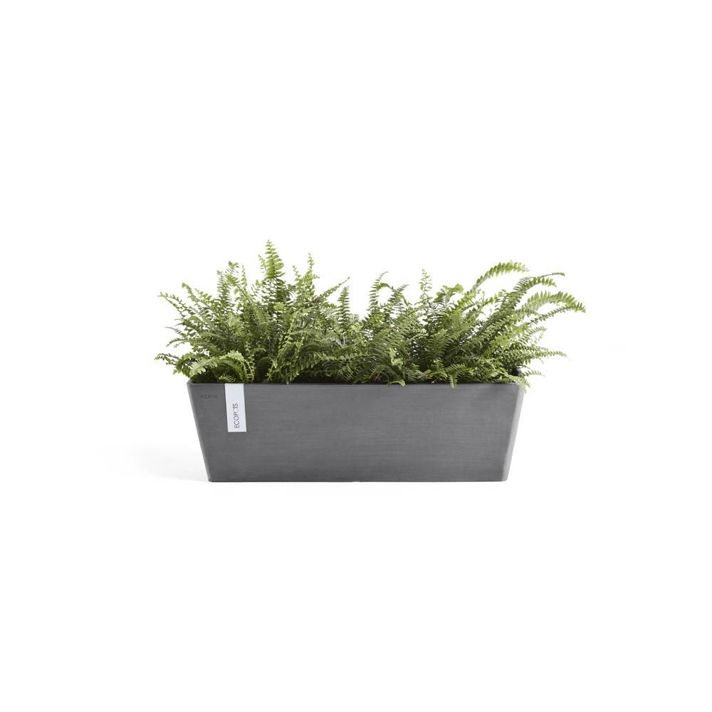 Ecopots - Pot Rectangulaire Bruges 45 Gris - 45 x 17 x H. 17 cm - 9,7 L ECOPOTS - Image 1