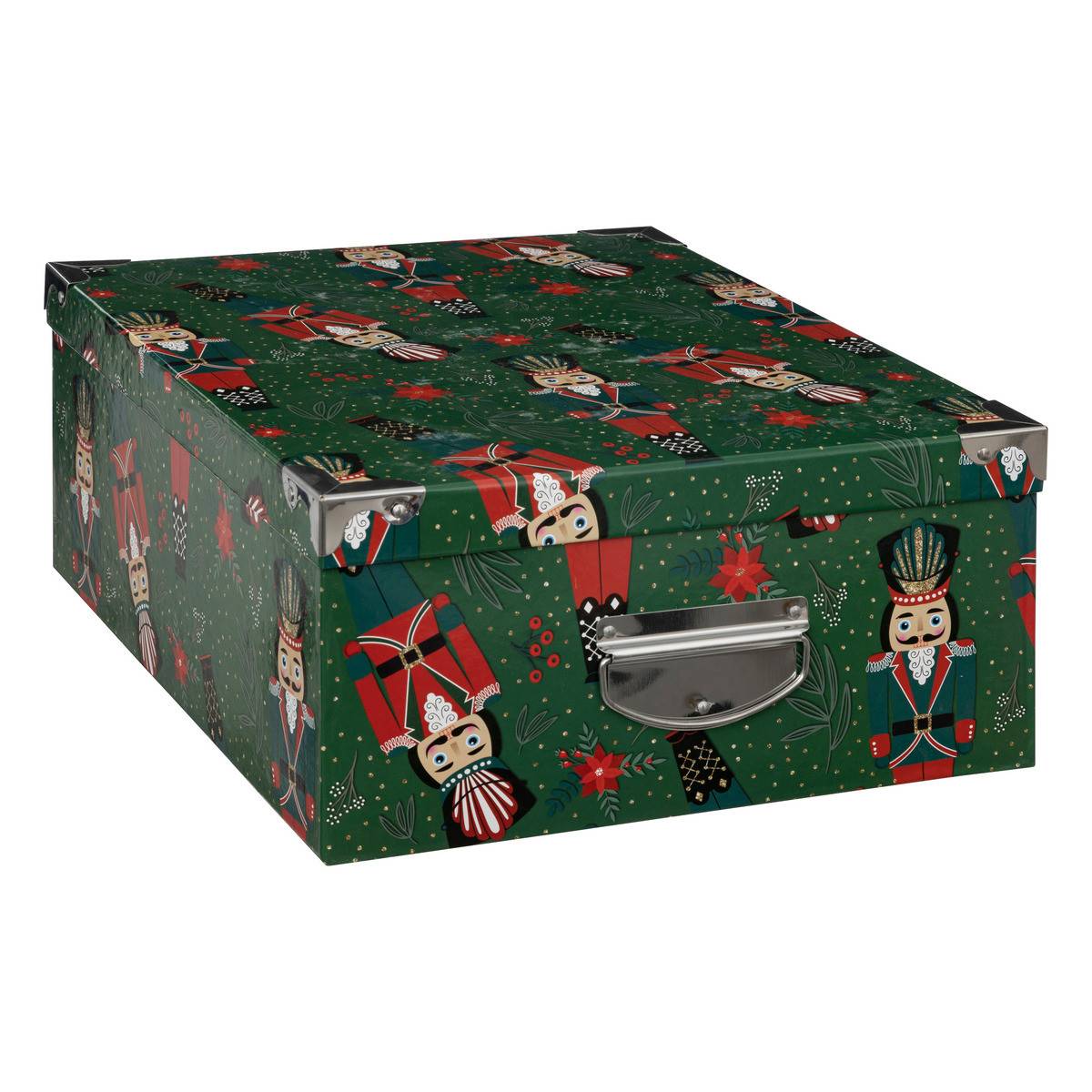 Fééric Lights & Christmas - Lot de 16 Boîtes de rangement coins en métal déco Casse-Noisette - Image 8