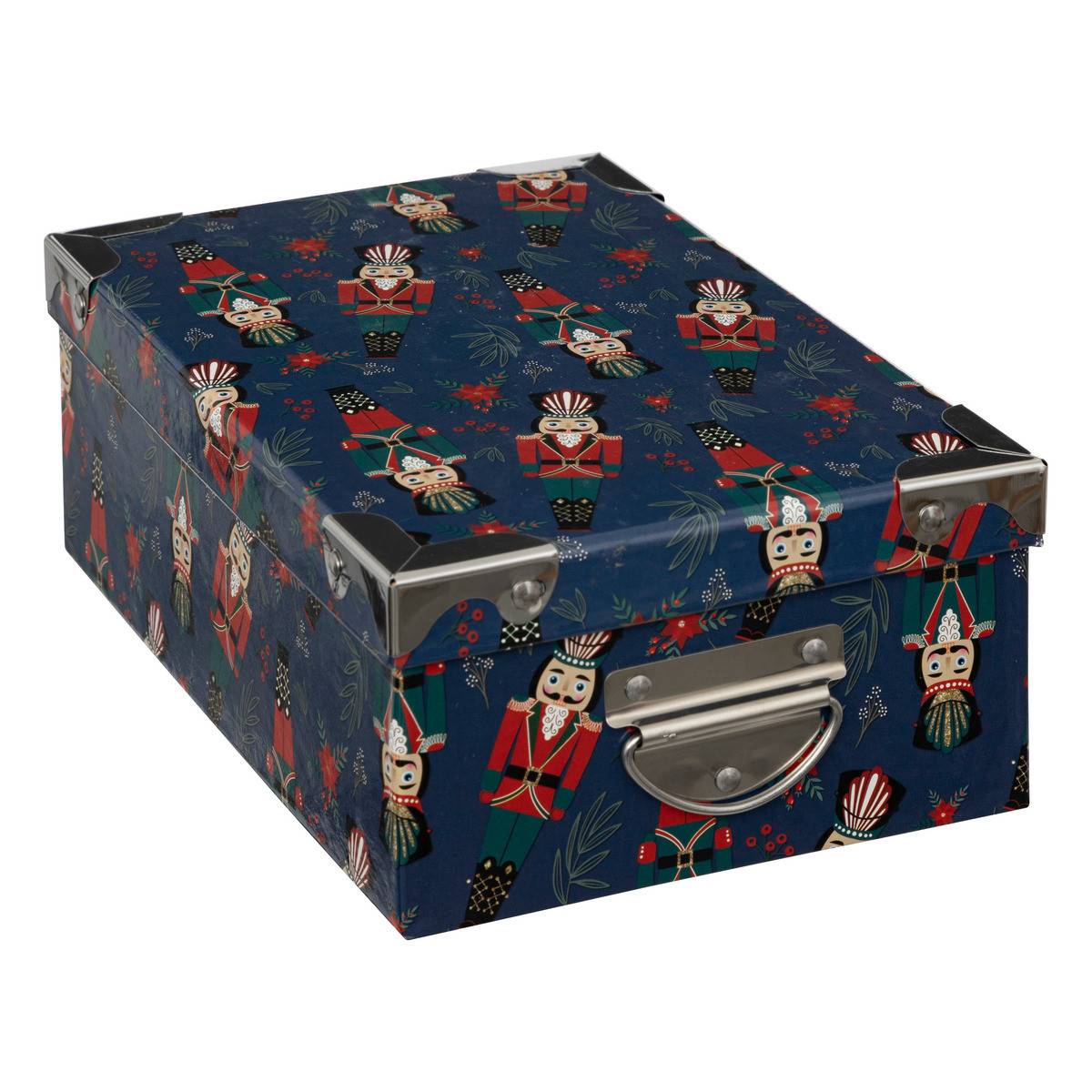 Fééric Lights & Christmas - Lot de 16 Boîtes de rangement coins en métal déco Casse-Noisette - Image 7