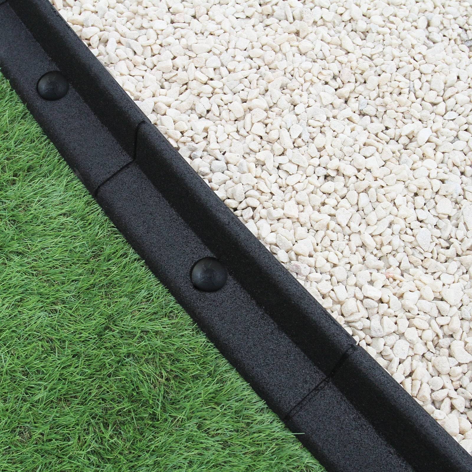 Monstershop - Bordures de Pelouse Flexible 1.2m Noir x 14 - Image 2