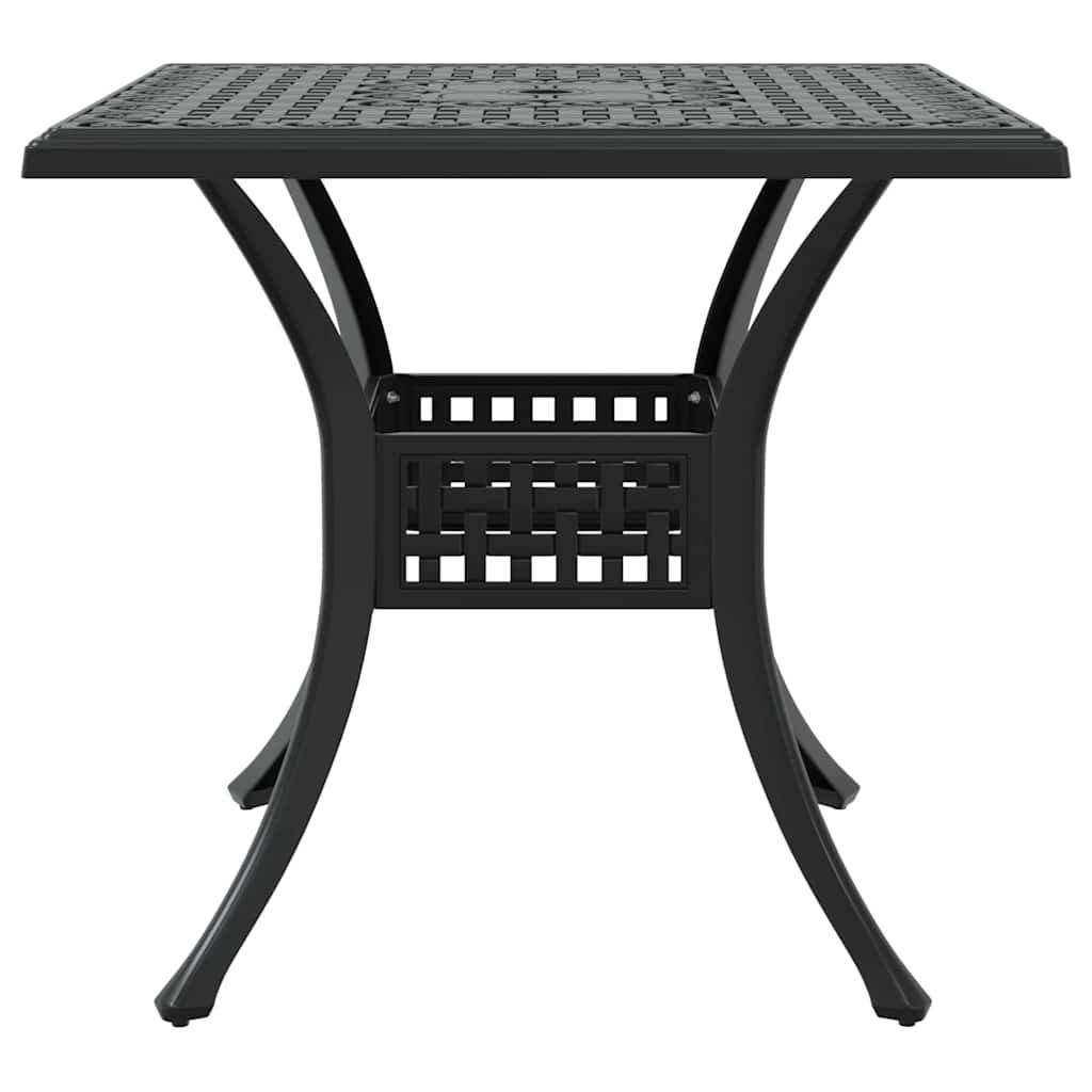 Ensemble de tables de jardin aluminium coulé noir 80 x 80 x 75 cm, Poids :34.47kg - PANGIVO - Image 9