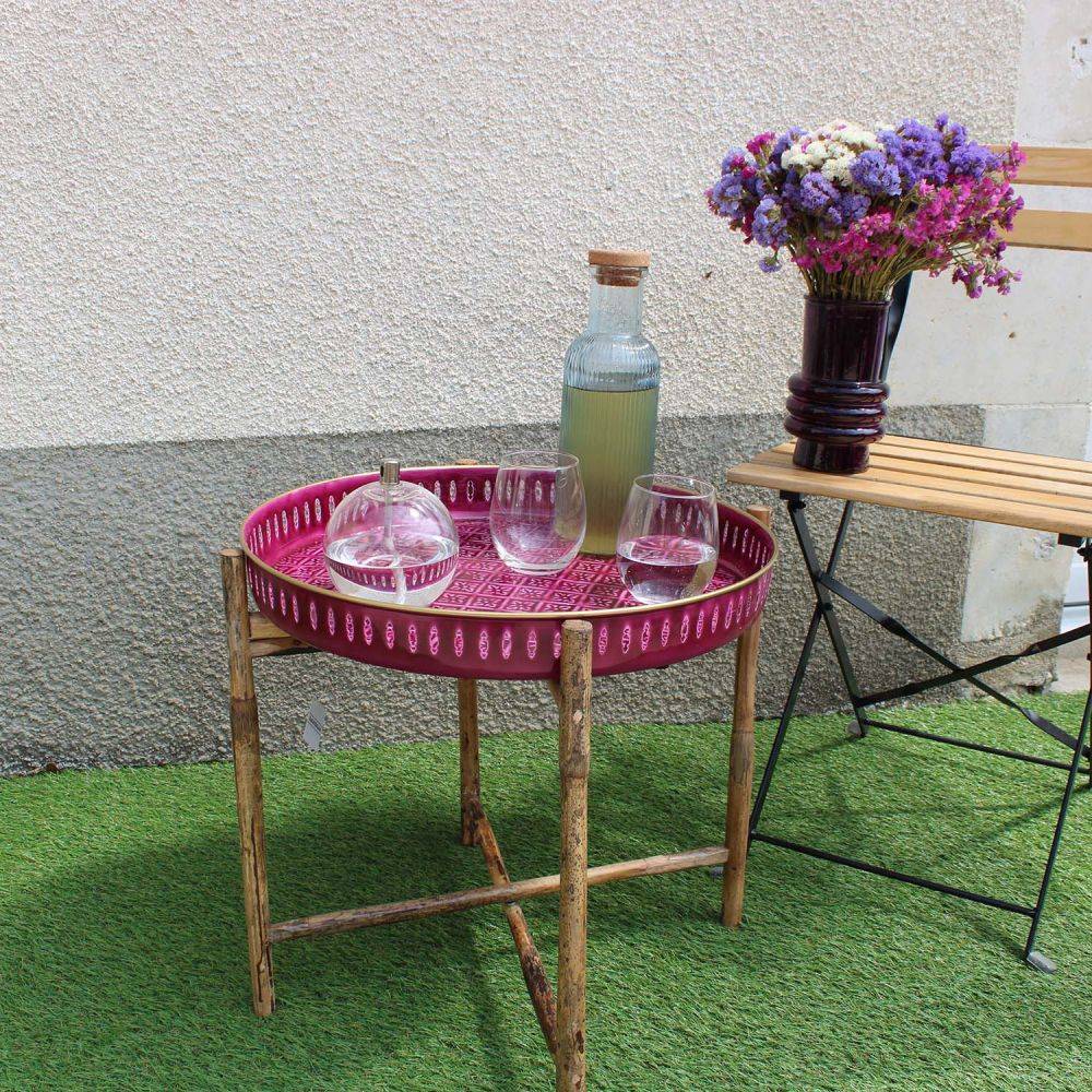 Bazardeluxe - Plateau en métal Jali 45 cm - Image 4