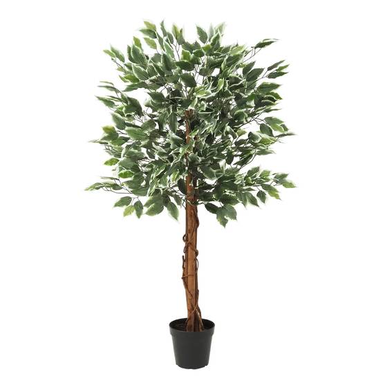 Ligne Deco - Ficus artificiel panaché 588 feuilles 120cm - Image 1