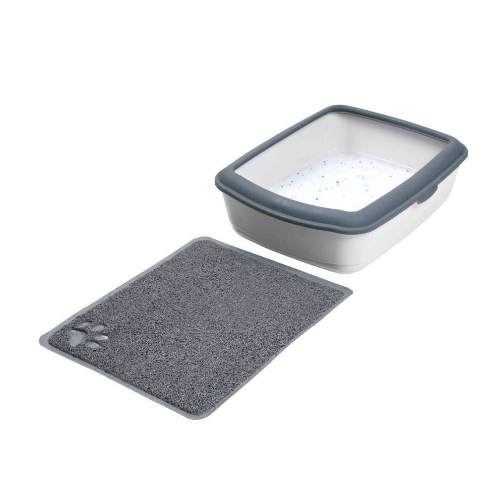 Trixie - Tapis pour bac à litière gris 37 x 45 cm pour chat - Image 2