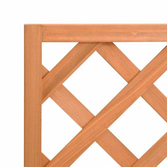 Vidaxl - Jardinière avec treillis-Pot de fleur-Bac à fleurs 40x30x135 cm bois massif de sapin 546472 - Image 7