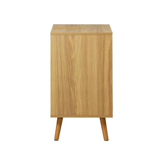 sweeek - Meuble sous lavabo vintage décor bois frêne 65 x 40 x H 70 cm - Nepal | sweeek - Image 5