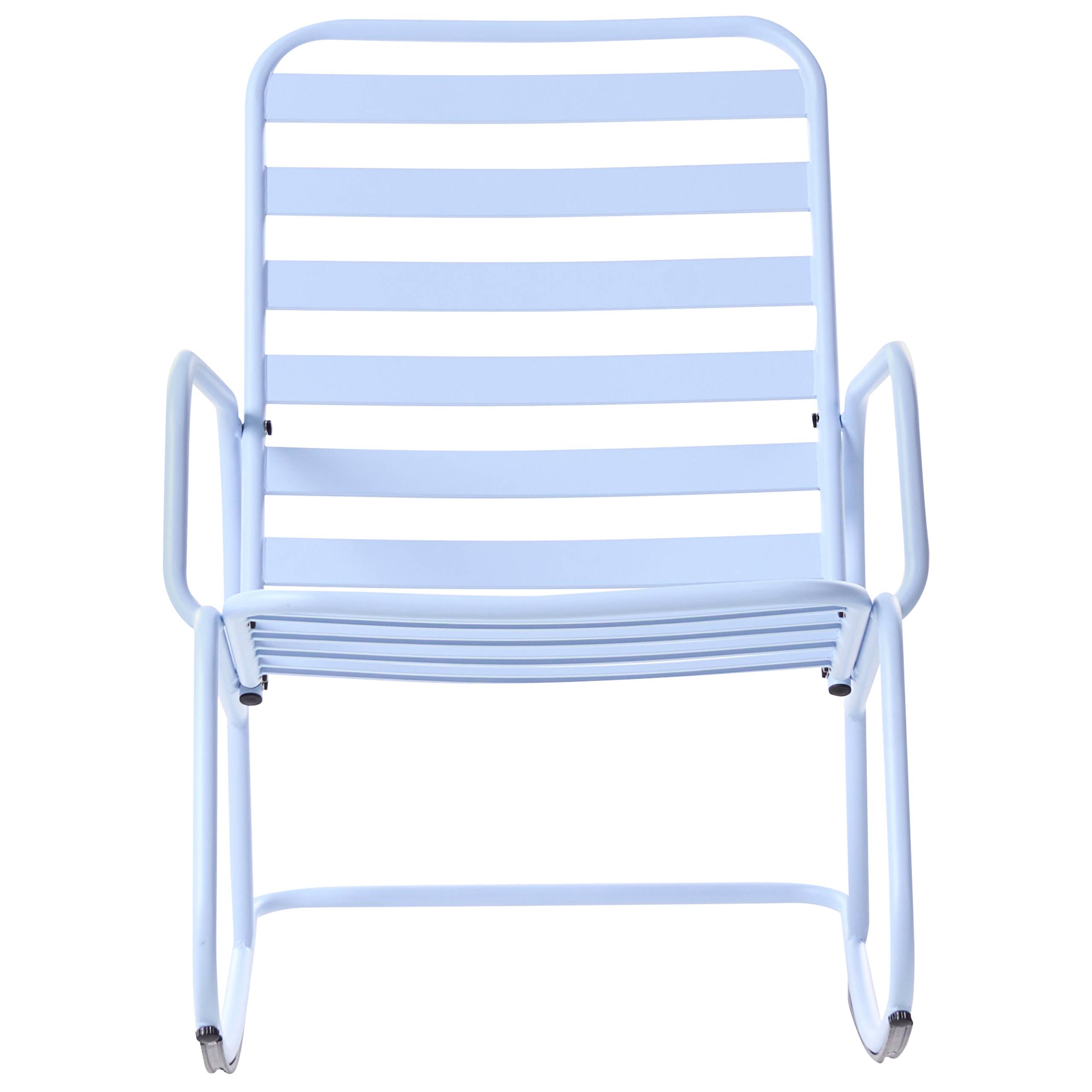 Beliani - Chaise à bascule Aluminium Bleu clair TURI - Beliani - Image 4