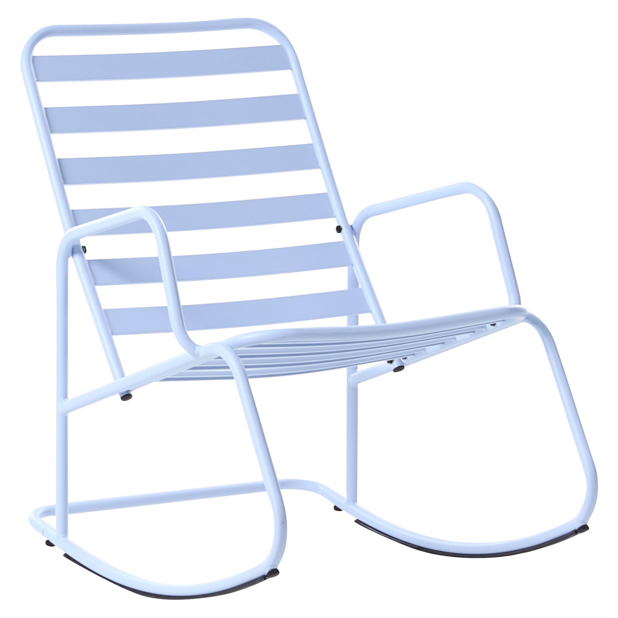 Beliani - Chaise à bascule Aluminium Bleu clair TURI - Beliani - Image 2