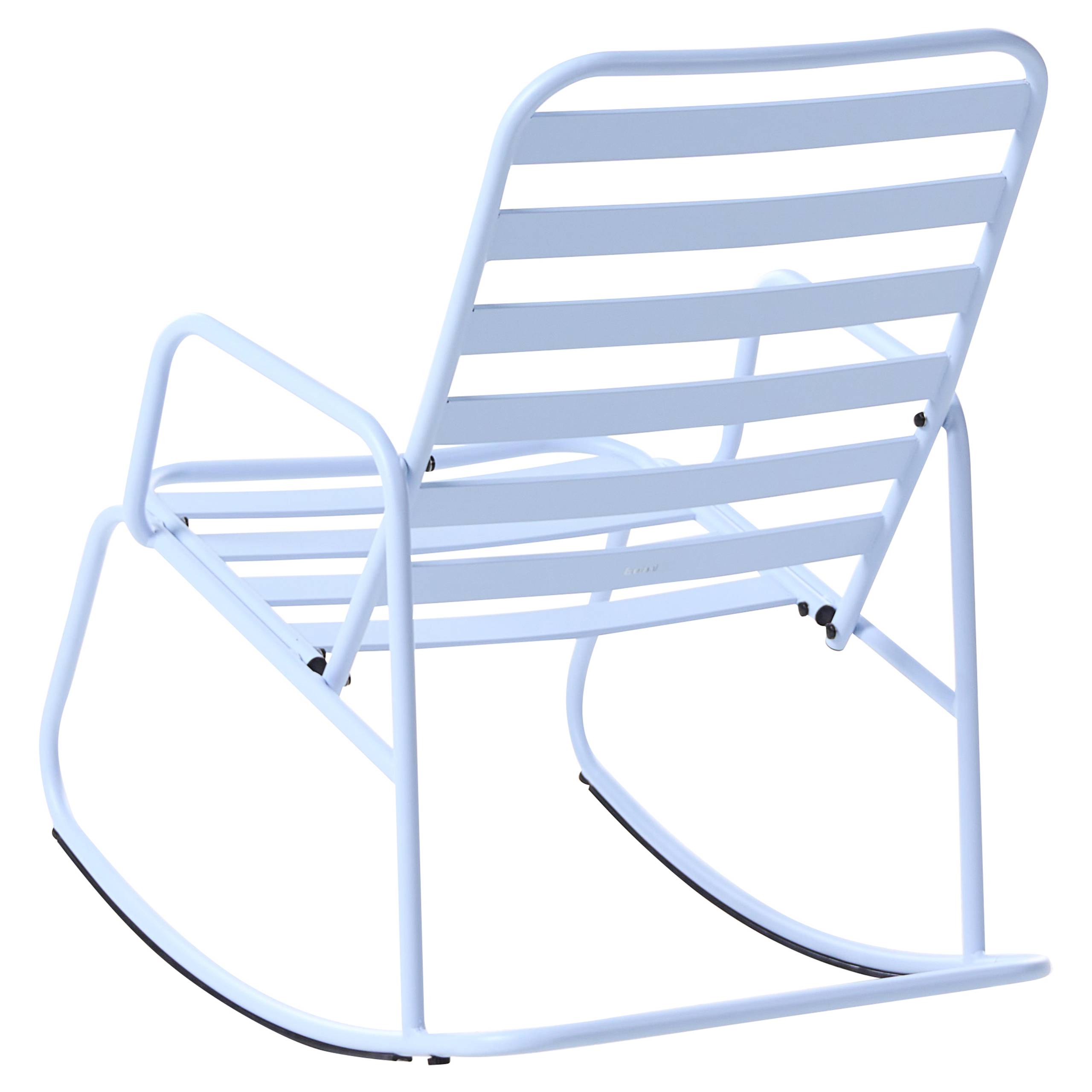 Beliani - Chaise à bascule Aluminium Bleu clair TURI - Beliani - Image 5