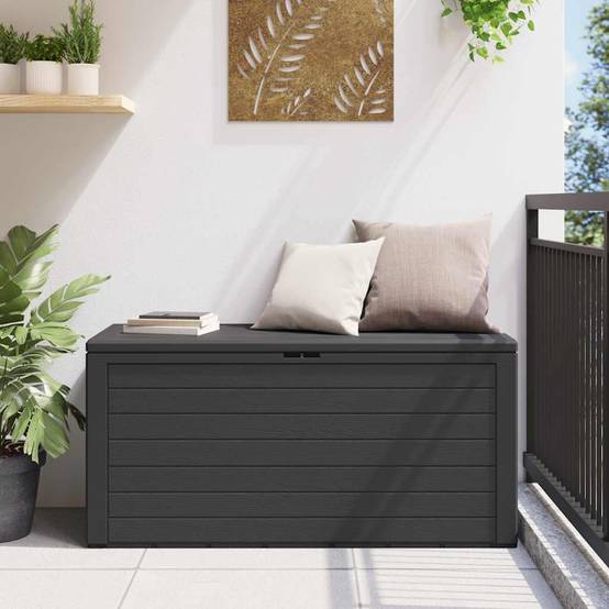 PANGIVO - Boîte de rangement polypropylène anthracite 116 x 44 x 55 cm - PANGIVO - Image 1