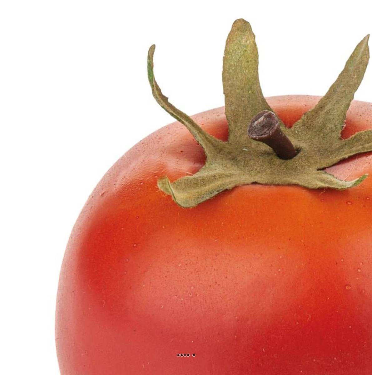 Artificielles - Tomate artificielle H 5cm, D 6cm, 9g - Image 2