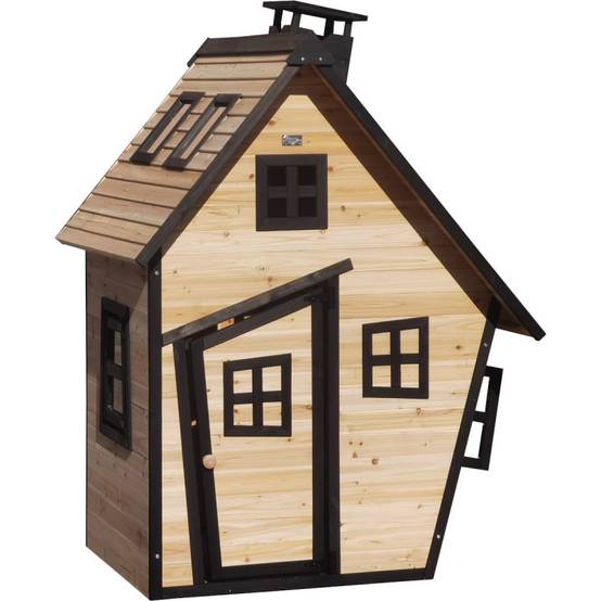 Maisonnette en bois thermo-traité Pschitt 120x102cm Abracadaprout - Image 3
