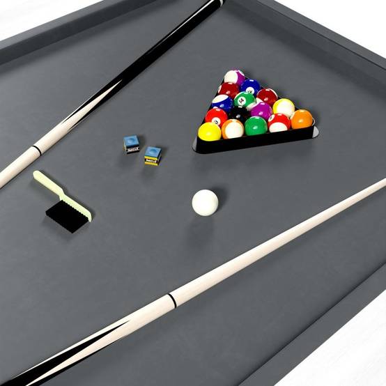 Billard Américain Convertible en Table à manger 4/6 personnes 185 x 104 x 82 Cm - Horizon SOKKER - Image 7