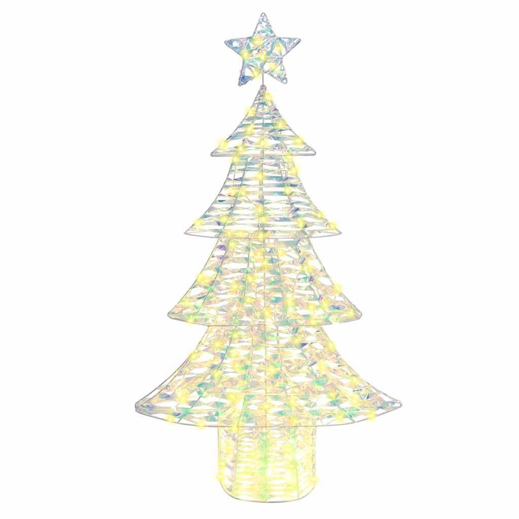 Vidaxl - Sapin de Noël avec 160 LED Blanc chaud 150 cm PET vidaXL 42018986 - Image 5