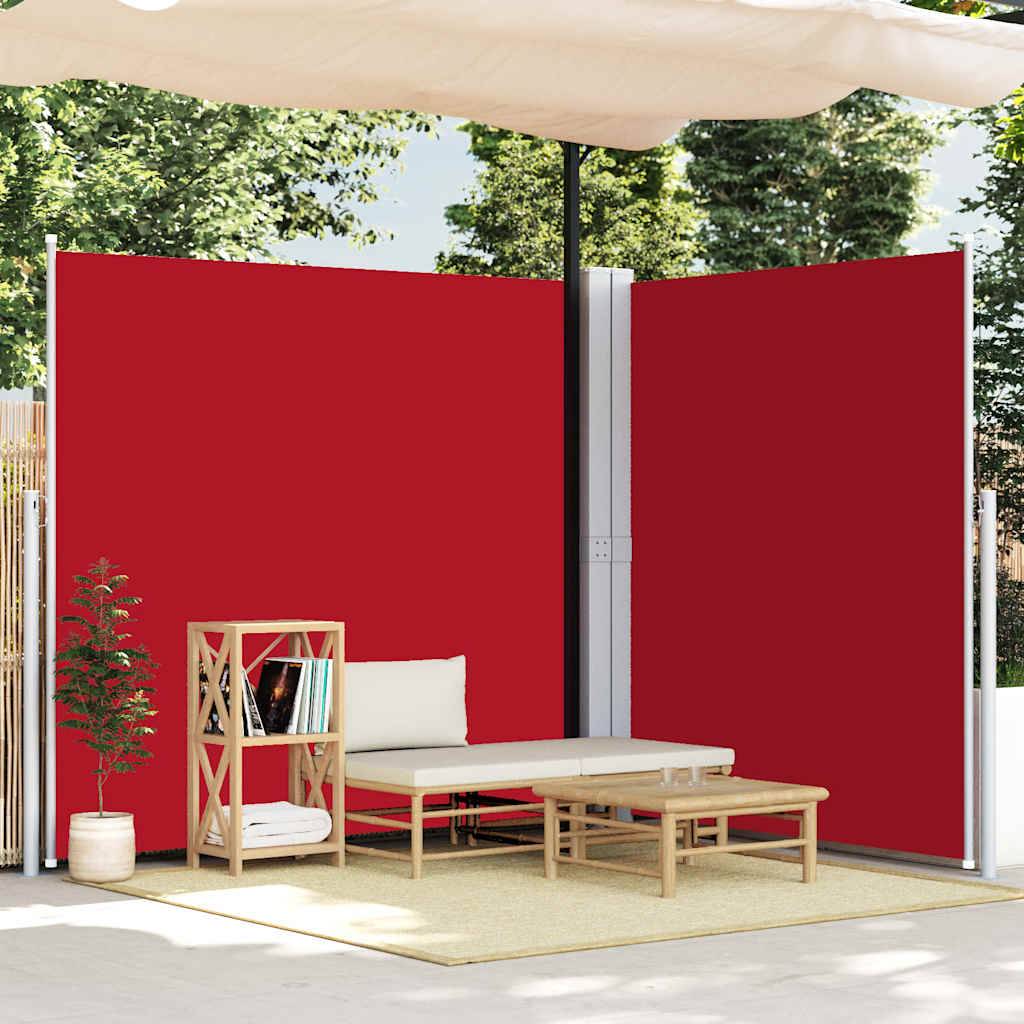 Store banne | Auvent latéral rétractable Rouge 200x600 cm Maison Chic - Image 2