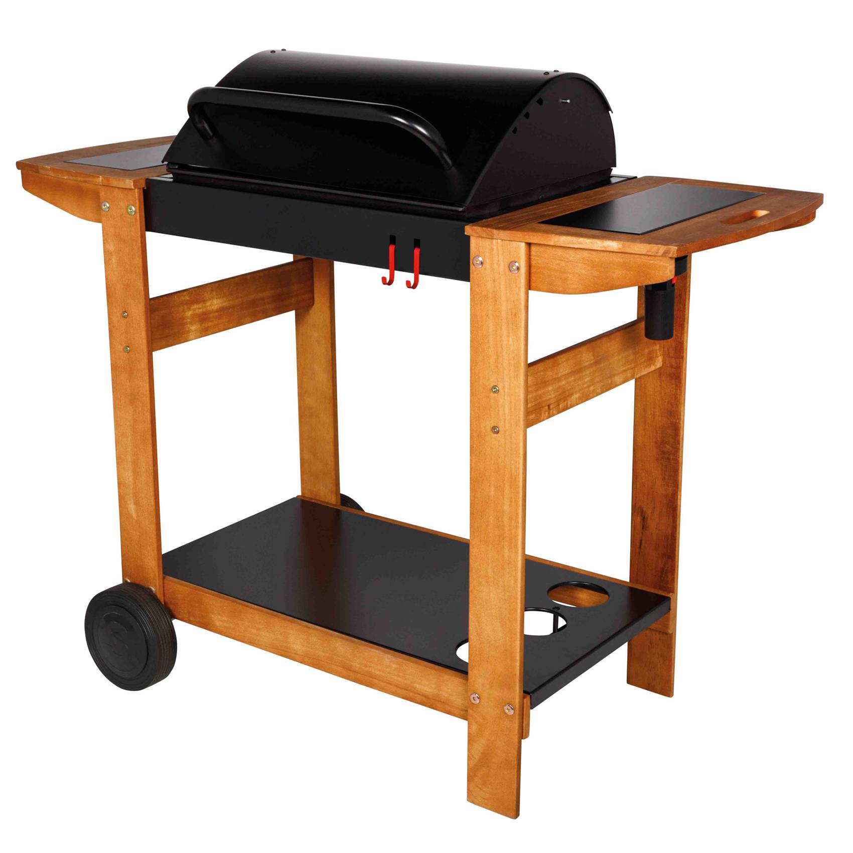 Somagic - Barbecue au charbon avec grille de maintien au chaud - SOMAGIC - Métal - Noir - Image 1