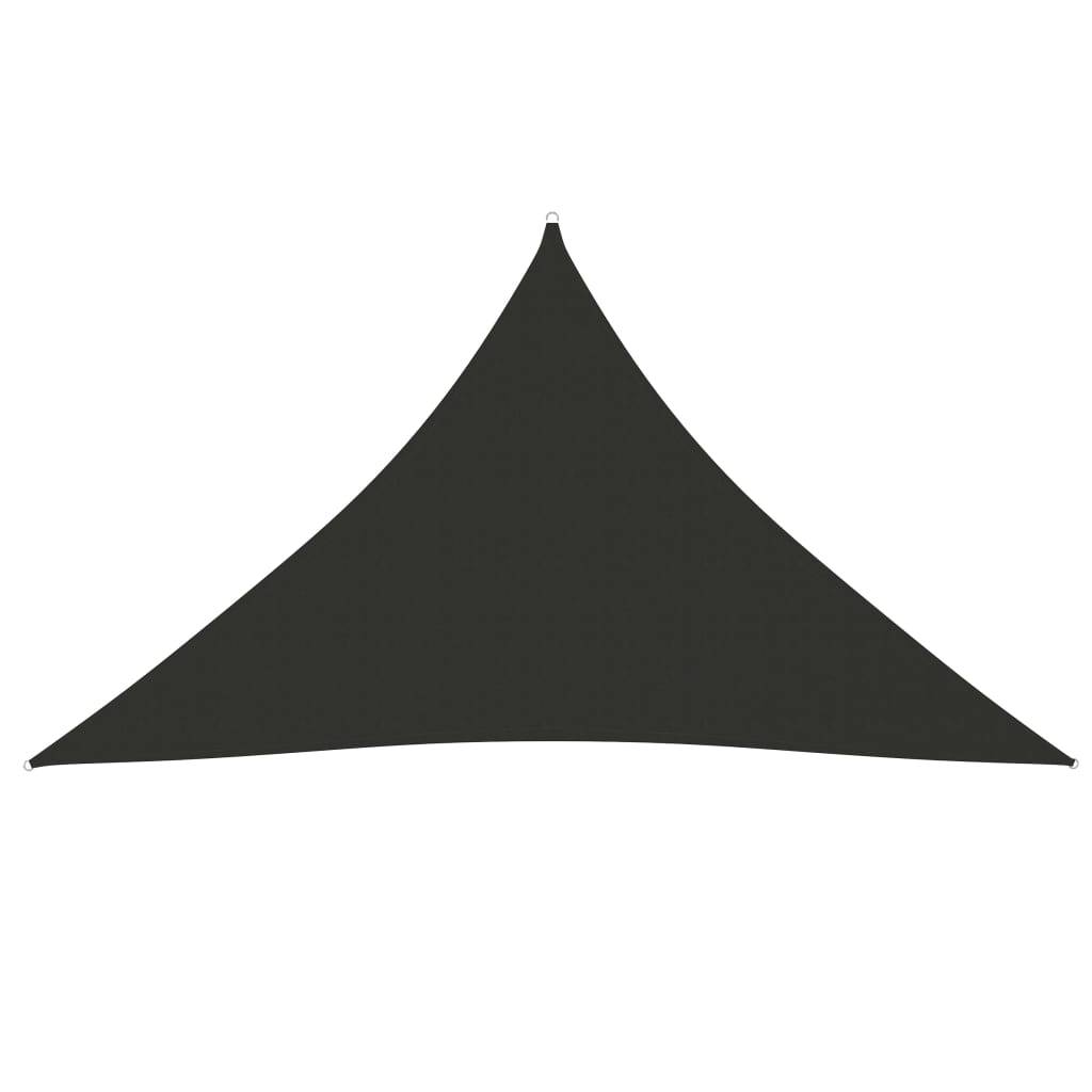 Voile de parasol tissu oxford anthracite 5 x 5 x 6 m - PANGIVO