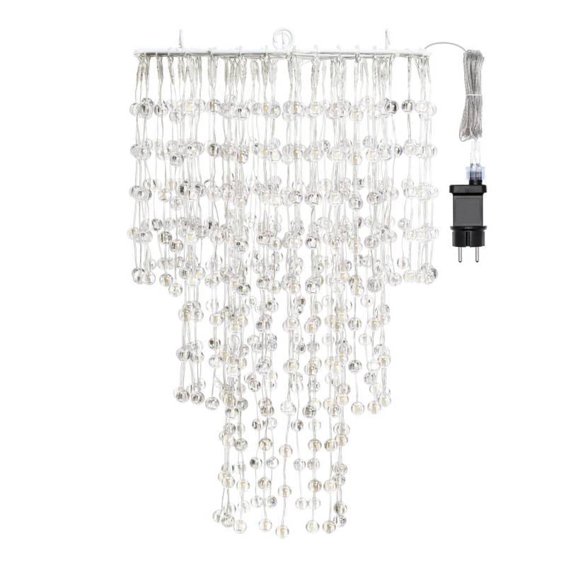 Lustre acrylique mini boule Ø35xH55cm 574 LED Lumière Fixe blanc chaud Extérieur Smart Connect Lotti - Image 6