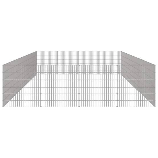 Vidaxl - Enclos pour animaux en liberté 24panneaux 54x60cm fer galvanisé vidaXL 3321345 - Image 6