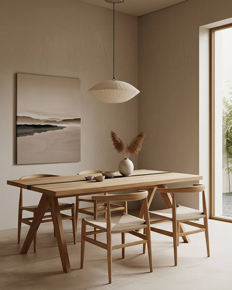 Bandung - Table repas en teck massif - UNIQKA - Image 2