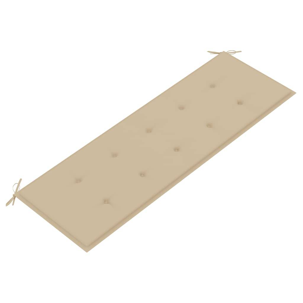 PANGIVO - Banc de jardin bois d'eucalyptus beige 150 x 60 x 89 cm - PANGIVO - Image 8