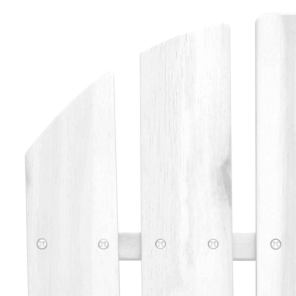 Chaise de jardin bois blanc 70,5 x 96 x 92 cm - PANGIVO - Image 5