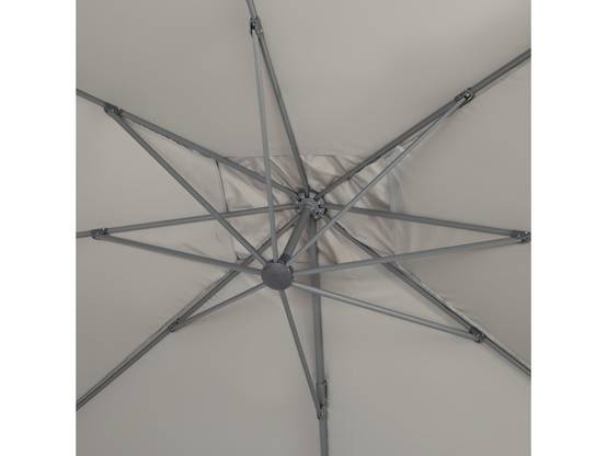 Parasol Jardin Déporté Alu "sun 4 " - Rectangle - 3 X 4 M - Gris - Dalles à Lester Incluses -habitat Et Jardin - Image 2