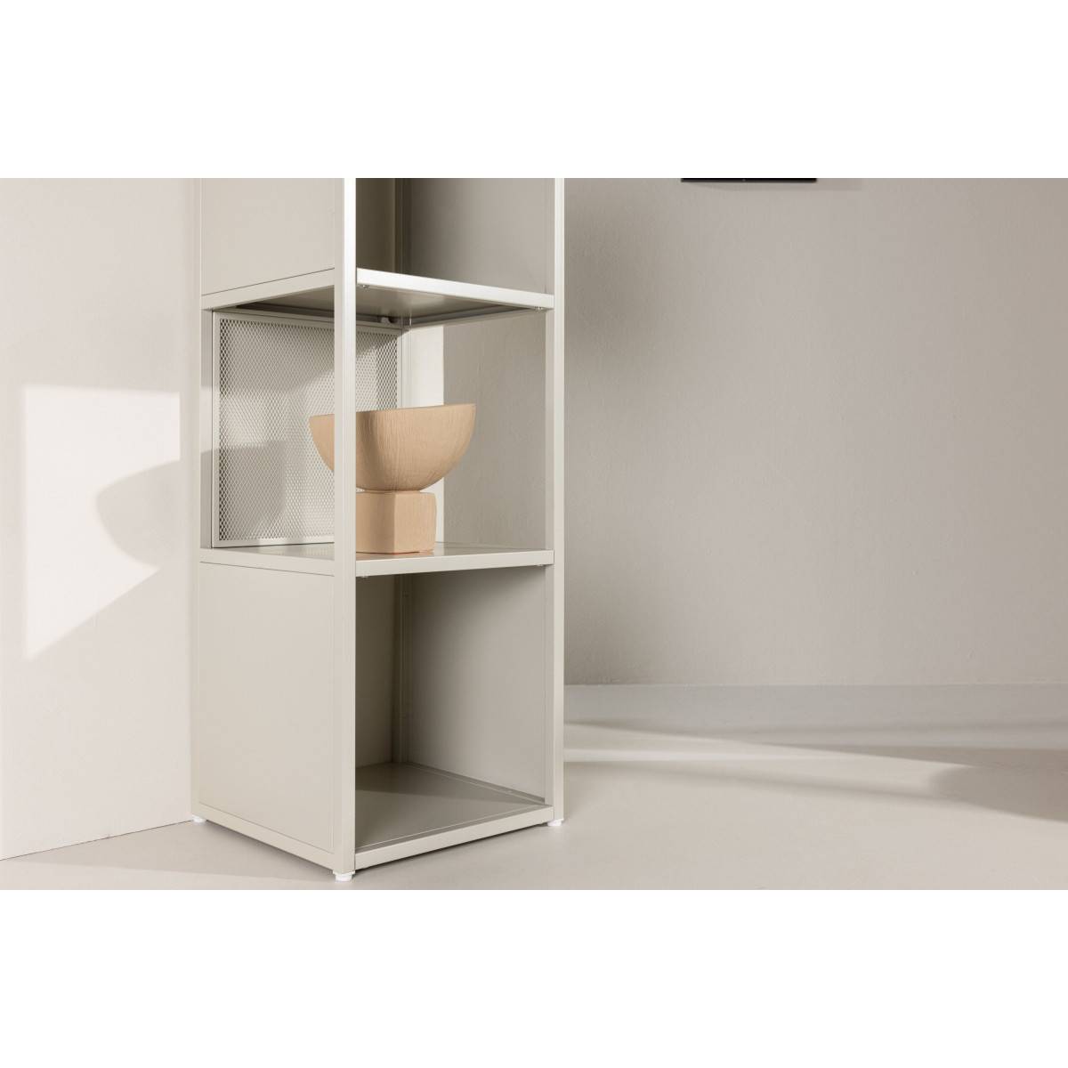 Étagère 5 Niveaux en Métal "Buenos Aires" 185cm Beige - Image 7