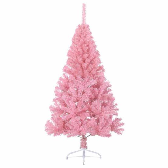 Vidaxl - Sapin de Noël artificiel pré-éclairé Rose 150 cm PVC vidaXL 3397061 - Image 6