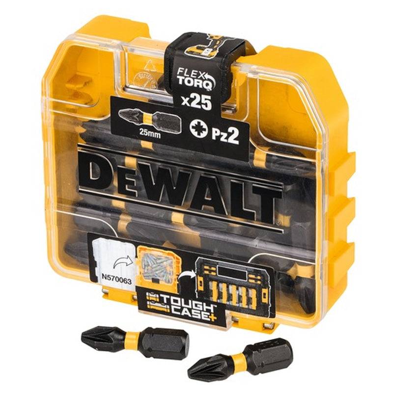 25 embouts de vissage Impact Torsion PZ2 en boite Tic Tac DEWALT DT70556T-QZ Dewalt