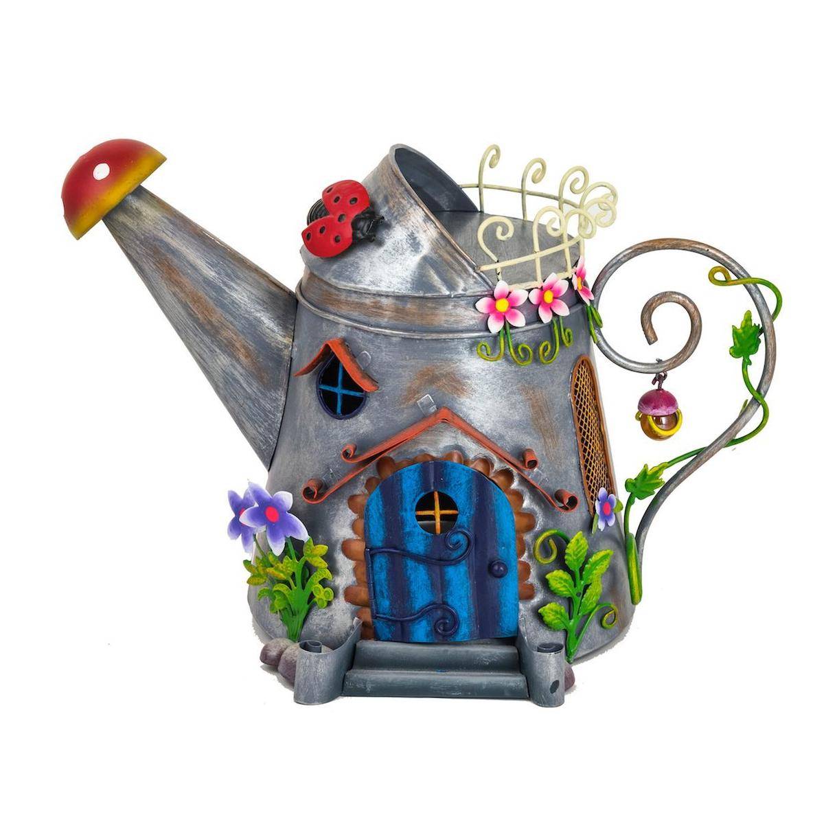 Fountasia - Maisonnette arrosoir en métal Fairy kingdom - Image 1