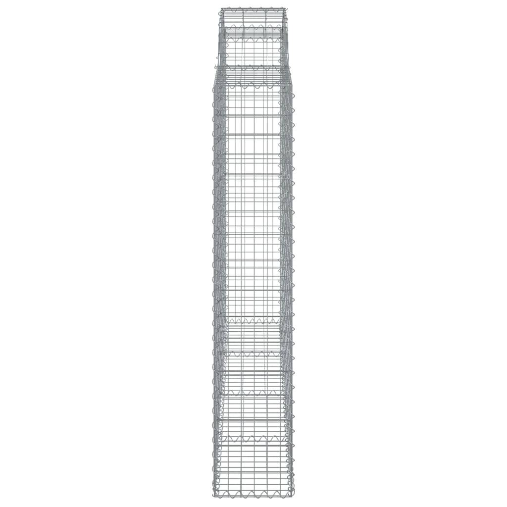 Vidaxl - Panier de gabions arqué 200x30x160/180 cm Fer galvanisé vidaXL 153488 - Image 5