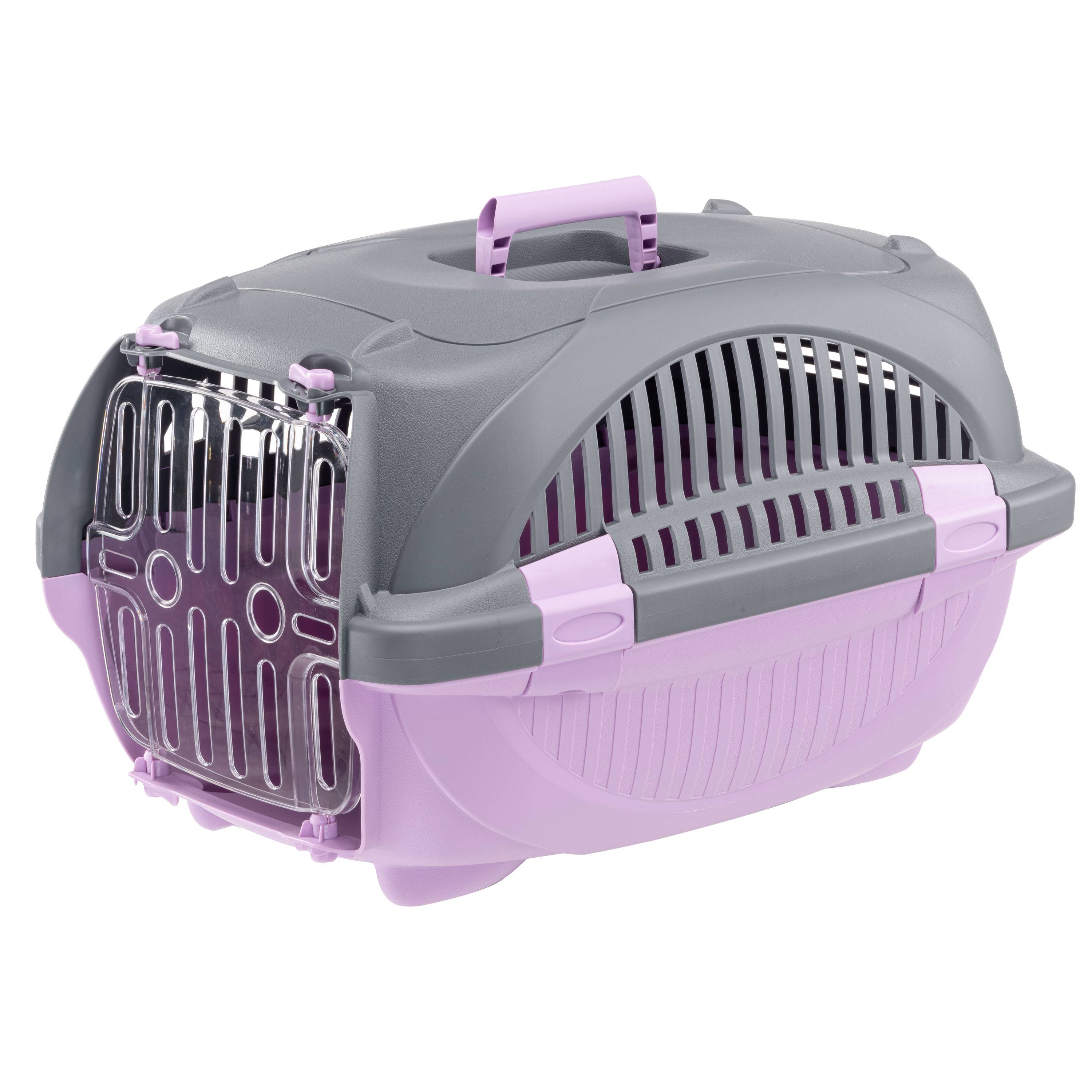 Ferplast - Ferplast Caisse de Transport Chat RIDER, Cage de Transport Chiens Petits et Chats jusqu'à 7 kg, Porte Transparente Antichoc, Fentes d'aération, Boite - Image 1