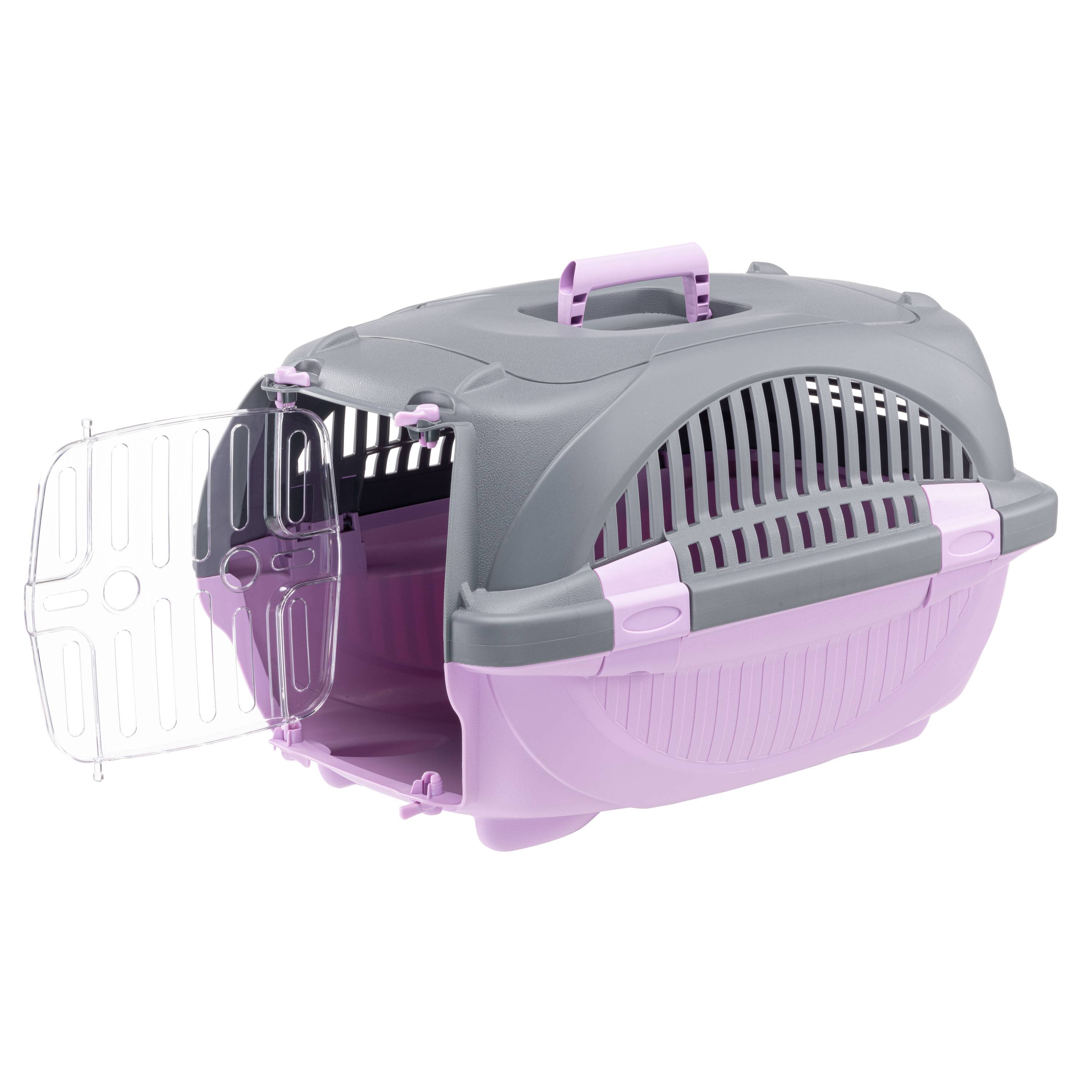 Ferplast - Ferplast Caisse de Transport Chat RIDER, Cage de Transport Chiens Petits et Chats jusqu'à 7 kg, Porte Transparente Antichoc, Fentes d'aération, Boite - Image 2