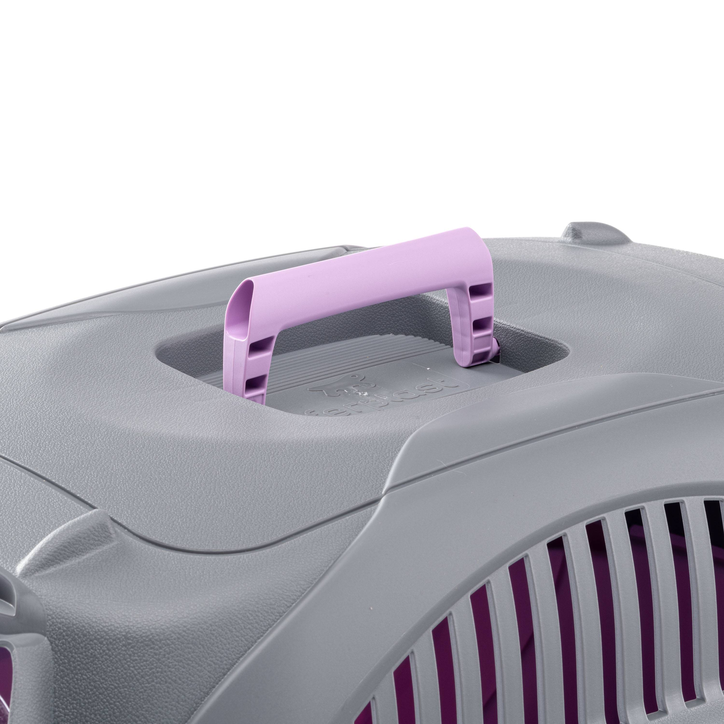 Ferplast - Ferplast Caisse de Transport Chat RIDER, Cage de Transport Chiens Petits et Chats jusqu'à 7 kg, Porte Transparente Antichoc, Fentes d'aération, Boite - Image 6