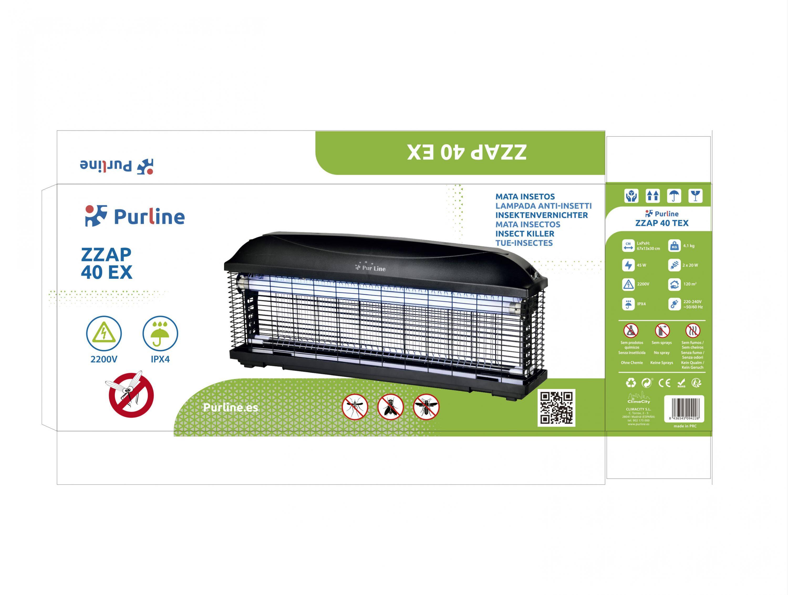 Purline - Tue Insectes Électrique 45W avec lumière ultraviolette - Purline - Image 6