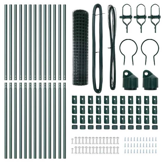 PANGIVO - Clôture acier PVC verte 1,2 x 25 m, Poids :41.95kg - PANGIVO - Image 6