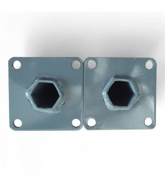 Paire de moyeux hexagonaux 23 mm pour motoculteurs toutes marques Daewoo DAACC-116 - Image 1