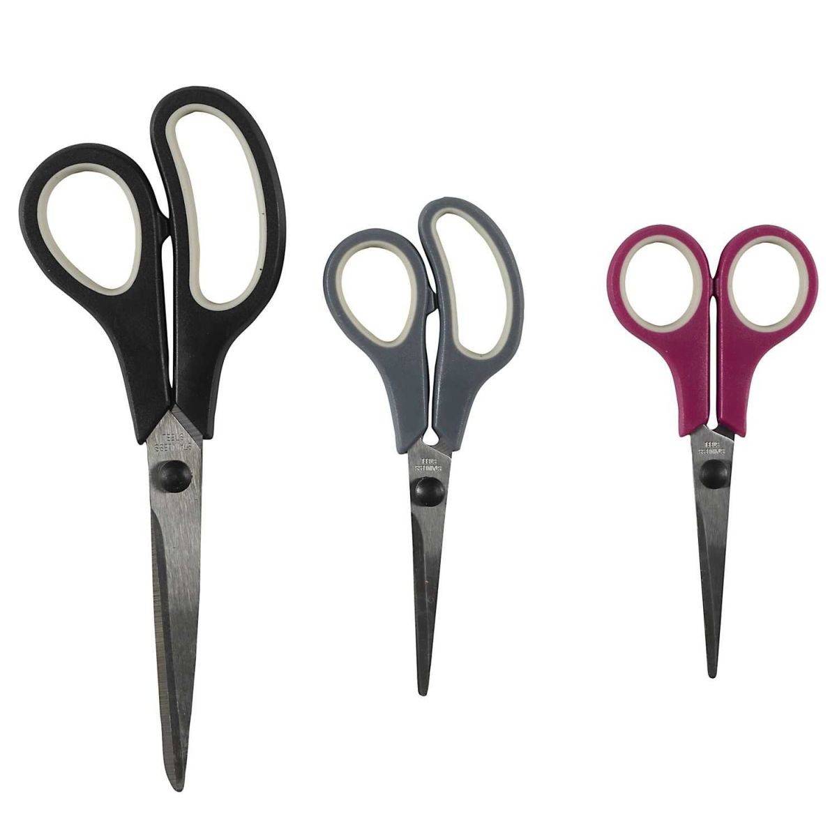 Cook Concept - Lot de 3 Ciseaux de Cuisine "Inox" 19cm Multicolore - Image 1