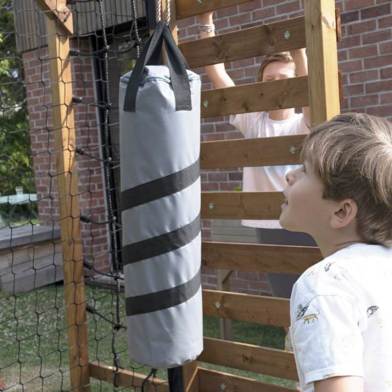 Soulet - Aire de jeux multisport en bois traité avec toboggan ACHILLE - Image 5