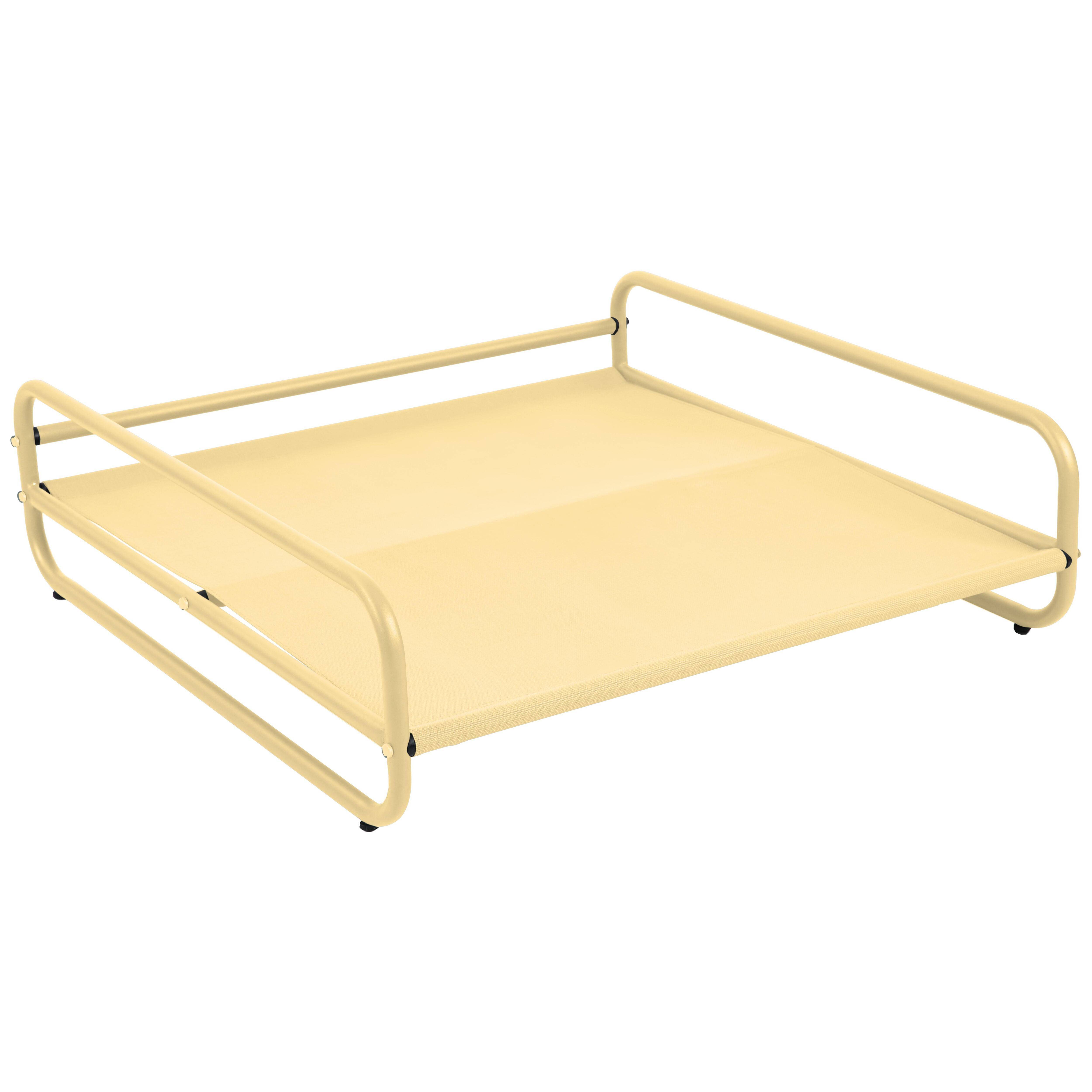 Oviala - Structure pour fauteuil et pouf de salon de jardin modulable jaune Mixi - Oviala - Image 2
