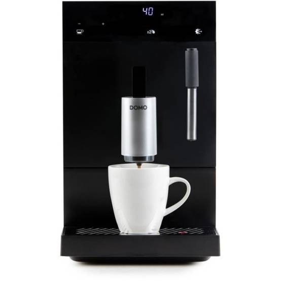 Machine a Cafe a expresso automatique avec broyeur - DOMO - DO1150K - 1350 W - 19 bar - 125 g café - Noir - Image 6