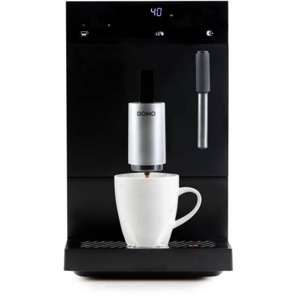 Machine a Cafe  a expresso automatique avec broyeur - DOMO - DO1150K - 1350 W - 19 bar - 125 g café - Noir - Image 6