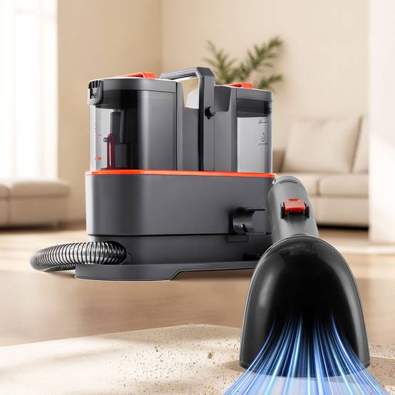 Vevor - VEVOR Shampouineuse portable 11,5 kPa, réservoir 1,5 L propre et 0,8 L sale, pour tapis, canapé et intérieur voiture - Image 8