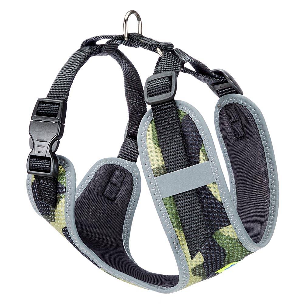 Ferplast - Ferplast Harnais Chien Taille Moyenne NIKITA M, Harnais pour Chien Respirant, Rembourré et Ajustable, Facile à Porter, Bords Réfléchissants, Poitrine - Image 1