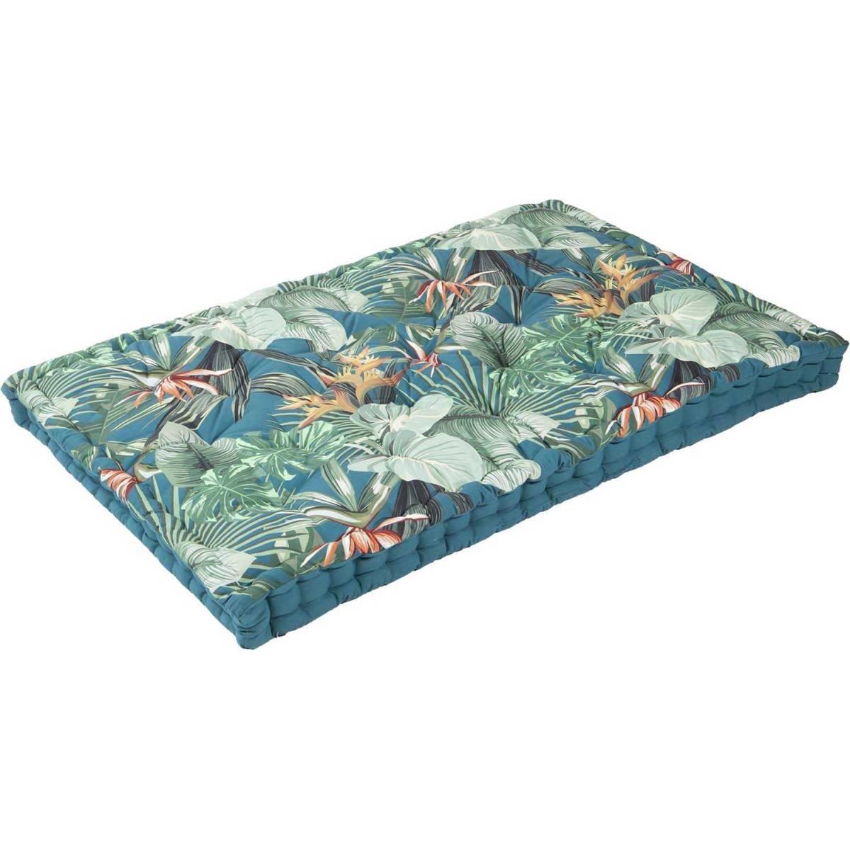 Jardindeco - Coussin de palette en coton imprimé 120 x 80 cm - Image 1