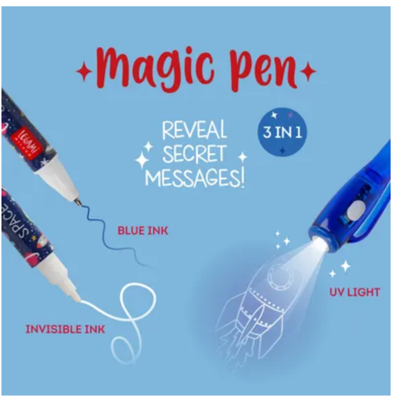 Papeterie Stylo magique espace- Magic pen - Legami