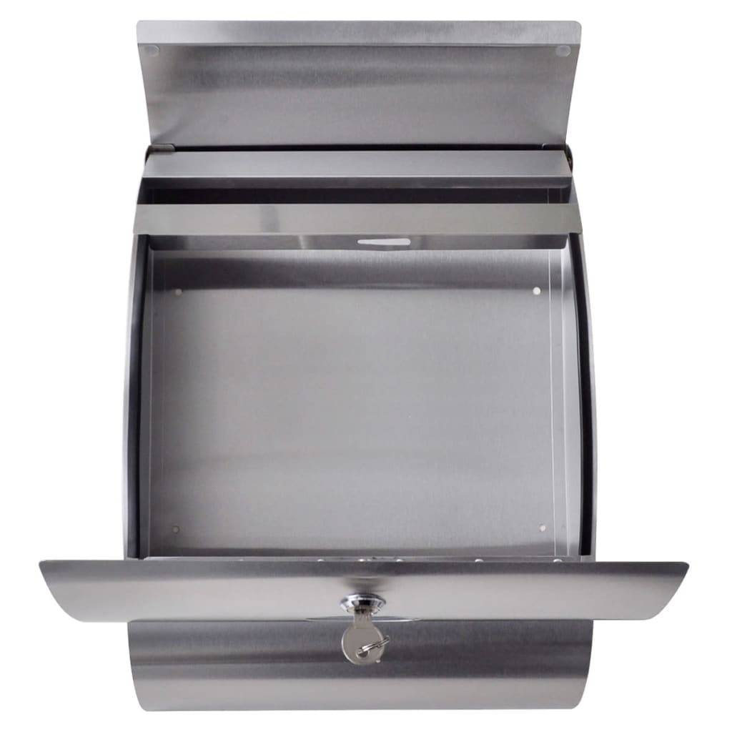 Boîte aux lettres Argent 30 X 12 cm - Prolenta Premium - Image 3