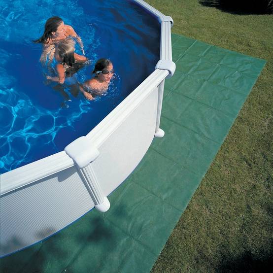 Gre Pools - Piscine ovale acier 6,34m x 3,99m x H: 1,32m - Filtration à sable - Renforts apparents Gre Pools - Image 2
